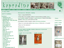Tablet Screenshot of kapradina.cz